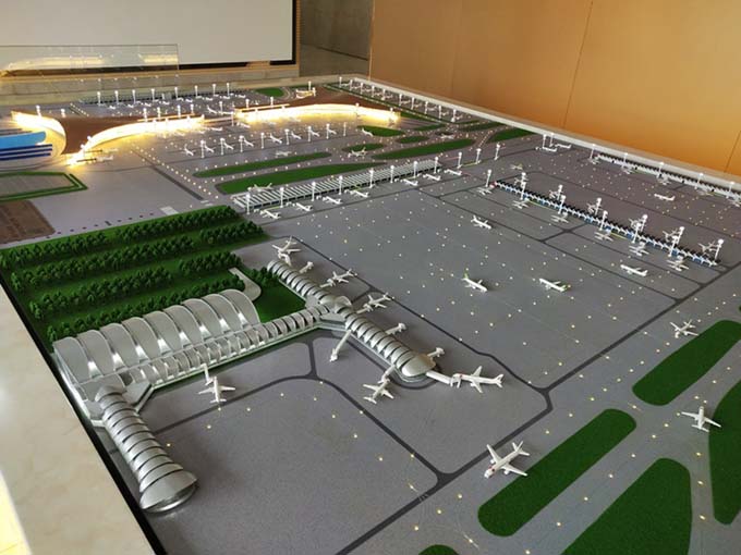 雙流國際機場沙盤模型