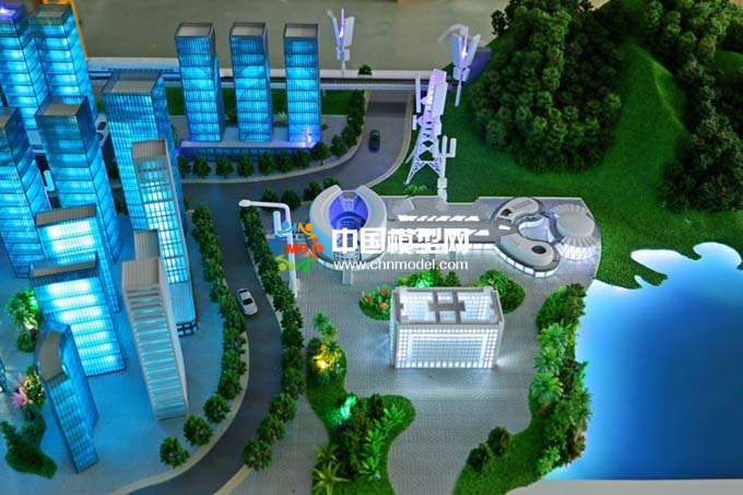 光伏儲(chǔ)能充電樁沙盤模型