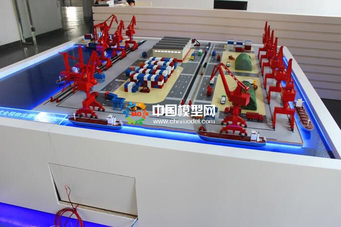 港口一站式物流服務(wù)沙盤(pán)模型