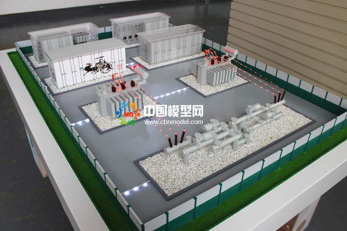 模塊化變電站模型，箱式變電站模型
