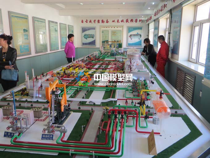 石油工程模型，油氣儲運(yùn)系列教學(xué)實(shí)訓(xùn)展覽模型