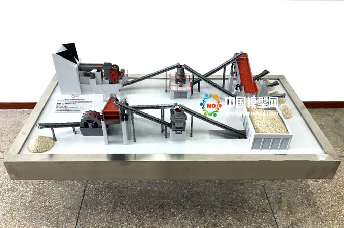 砂石生產線模型，碎石生產線模型