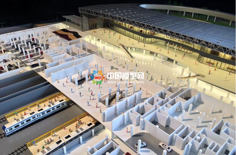 包頭立體交通樞紐沙盤模型