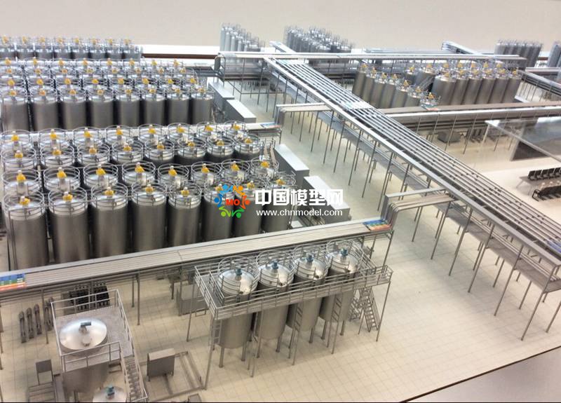 牛奶生產(chǎn)線模型，乳業(yè)生產(chǎn)線沙盤模型