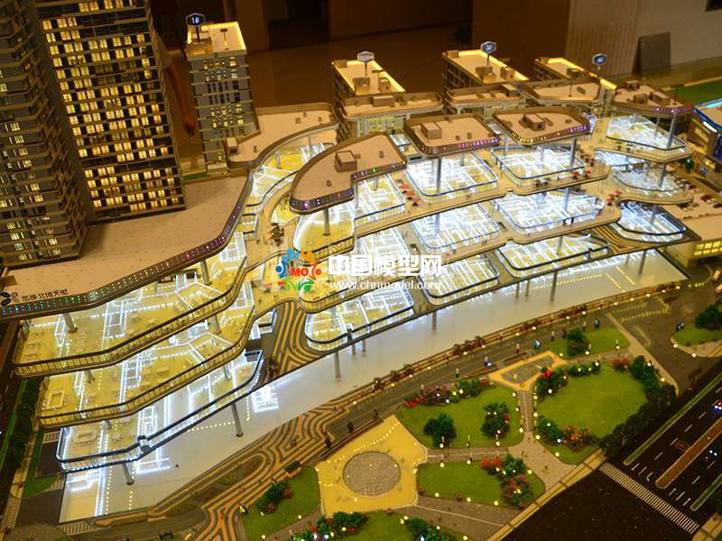 商業(yè)多層升降沙盤(pán)模型