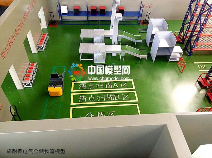 施耐德電氣倉儲物流沙盤模型