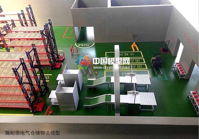 施耐德電氣倉儲物流沙盤模型