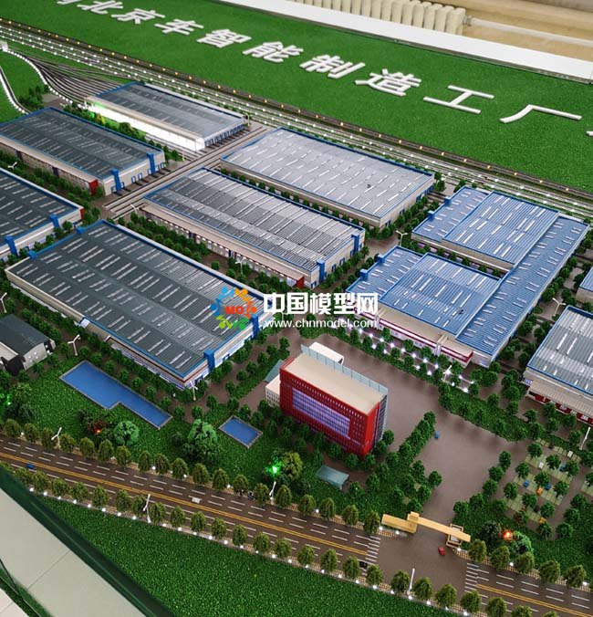 汽車智能制造工廠沙盤(pán)模型