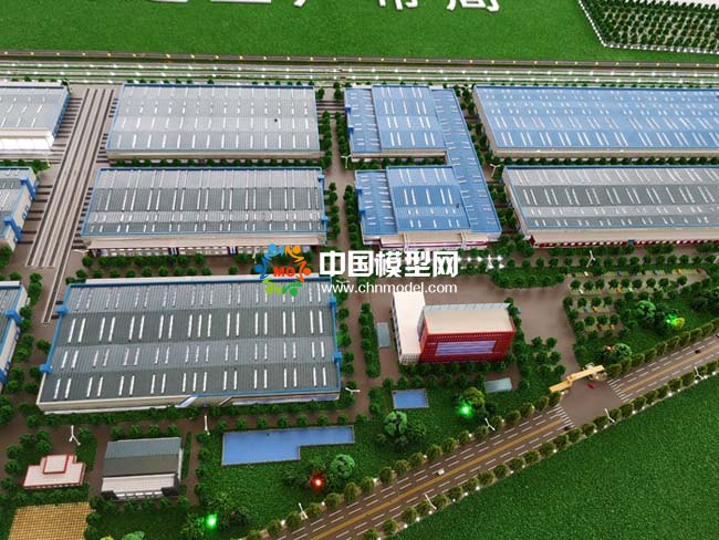汽車智能制造工廠沙盤(pán)模型