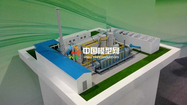 污染土壤修復(fù)沙盤(pán)模型，污泥處理模型