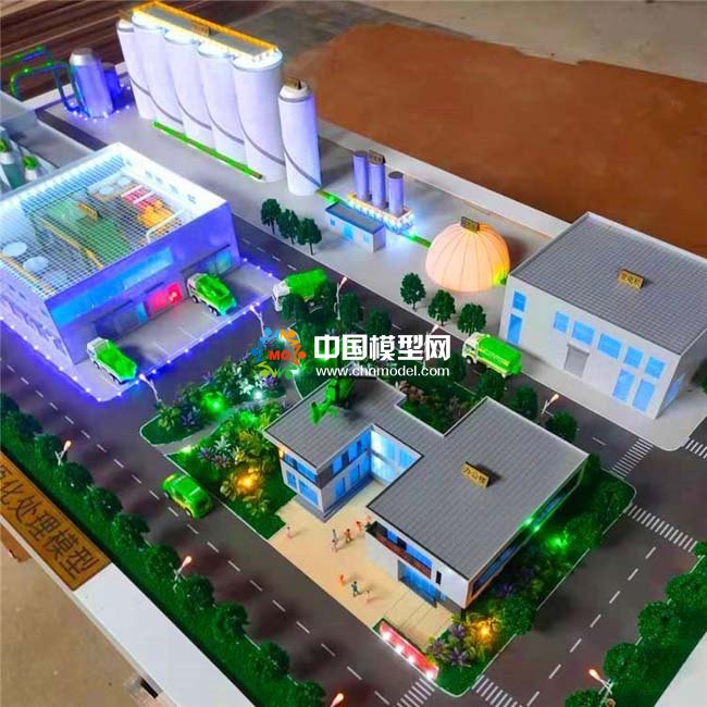 垃圾資源化處理沙盤(pán)模型