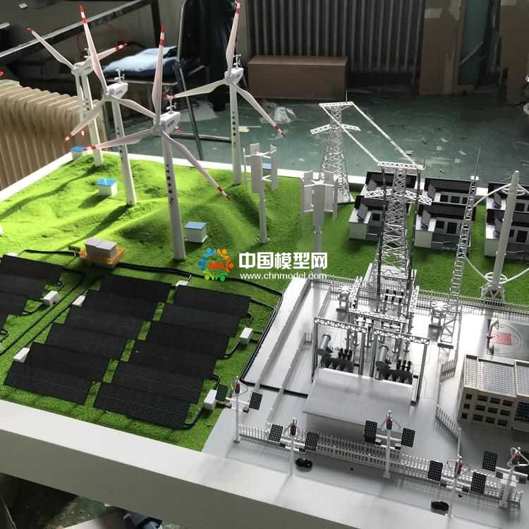 光伏風(fēng)電智慧能源沙盤(pán)模熊