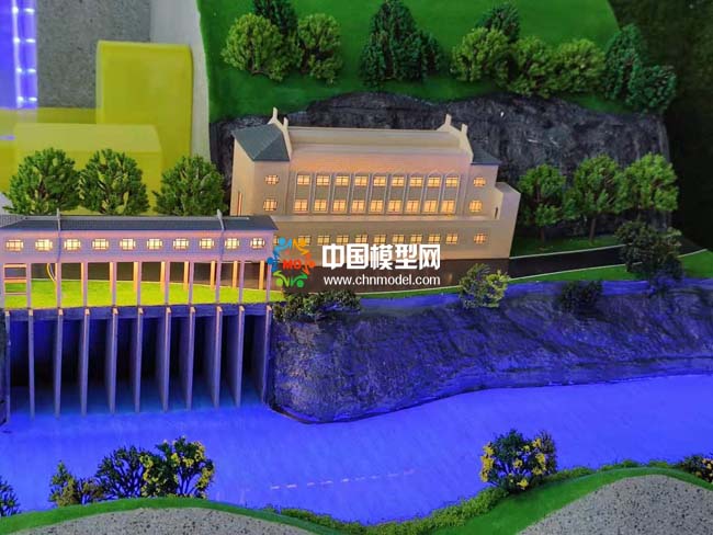 水風(fēng)光蓄儲(chǔ)一體化沙盤模型