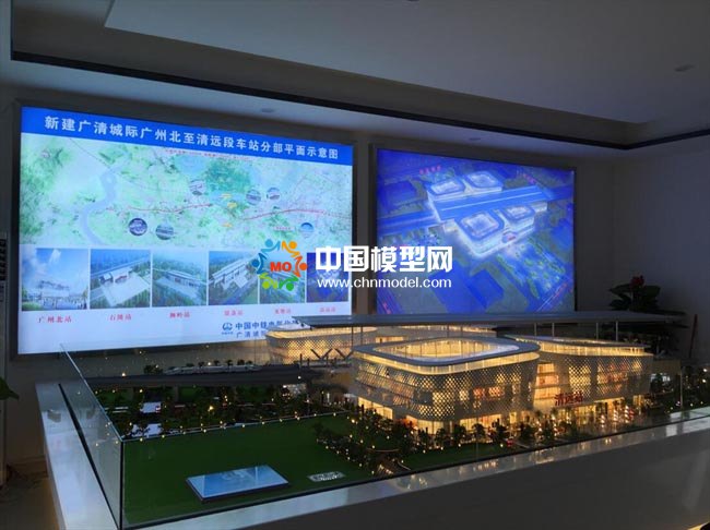 城市軌道交通地鐵車站沙盤模型
