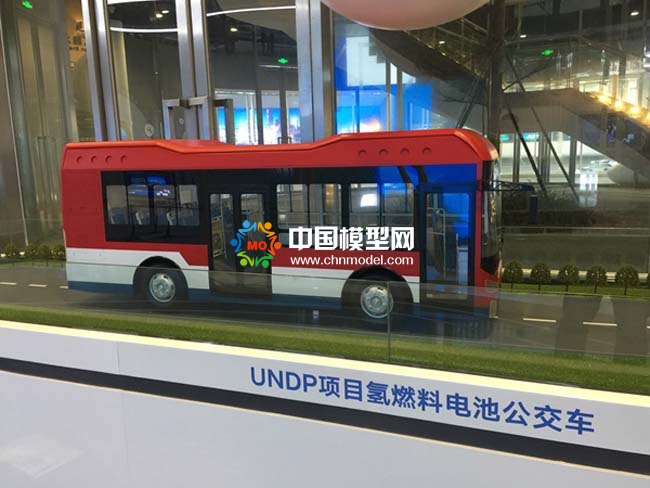 氫燃料電池公交車模型，氫能源大巴車模型