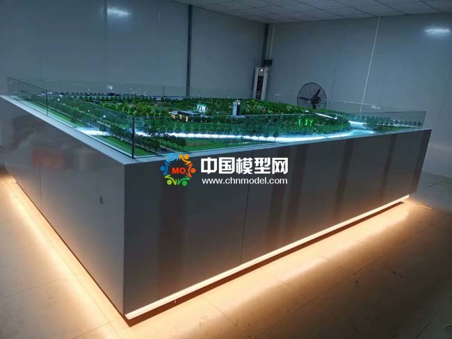 西朗污水處理廠沙盤模型