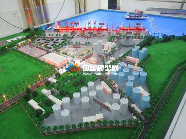 海南新興港碼頭沙盤(pán)模型