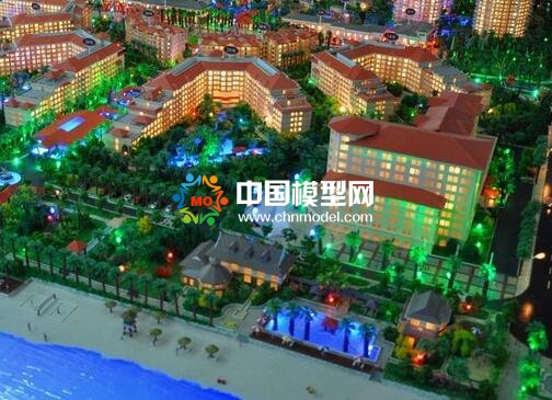 綜合體沙盤模型商業(yè)氛圍的營造源自小品和燈光