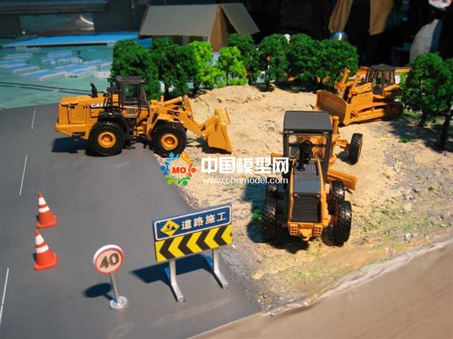工程機(jī)械施工場(chǎng)景模型