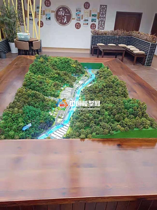 南溪村沙盤模型