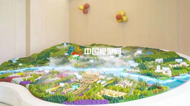 溫泉小鎮(zhèn)沙盤模型