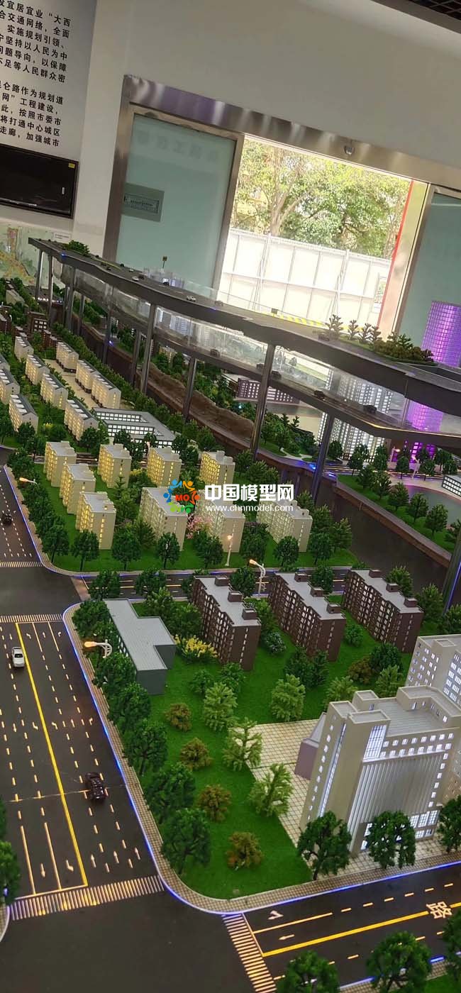 昆侖路快速化改造項目沙盤模型