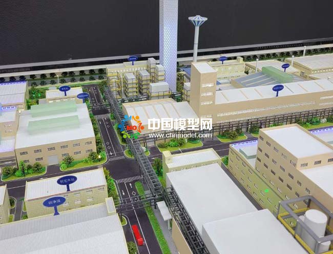 固體廢物處置利用，電解銅項(xiàng)目沙盤模型