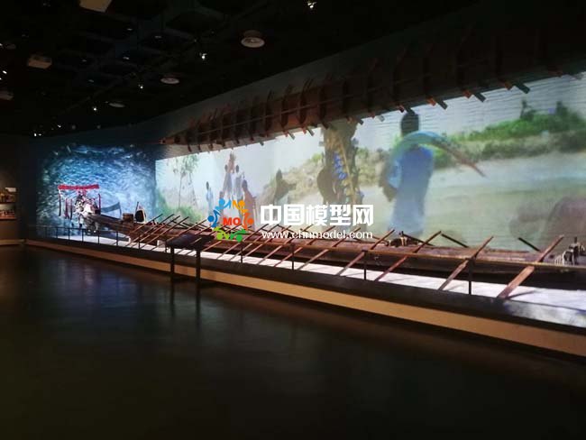 仿真1:1龍舟模型