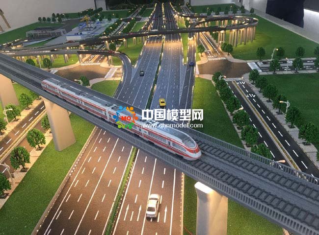 西安灃東立交橋沙盤模型