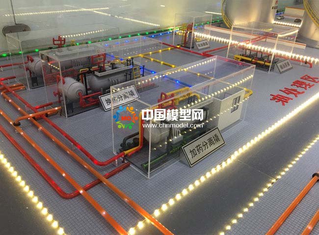 石油儲運(yùn)油氣集輸系統(tǒng)沙盤模型
