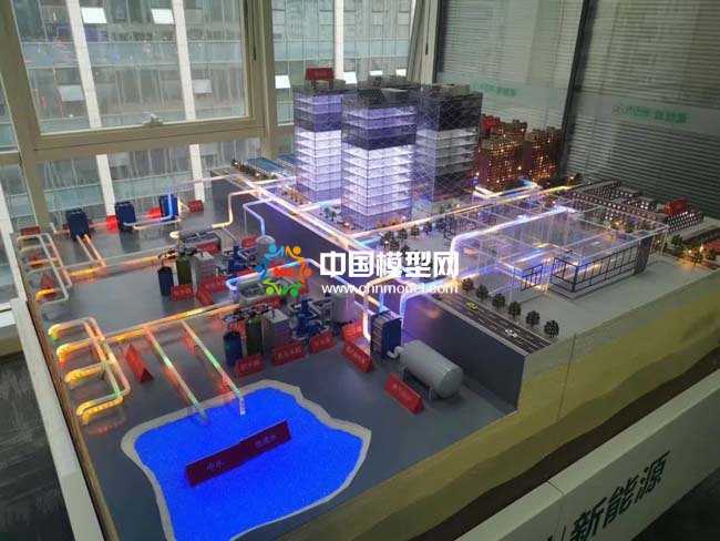 太陽能光伏應(yīng)用及地源熱泵原理沙盤模型