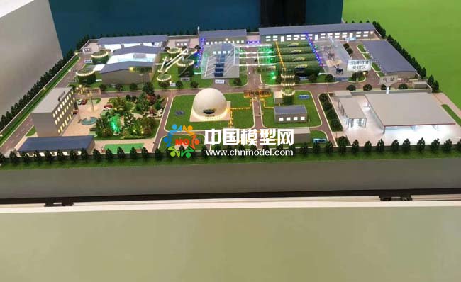 沼氣預(yù)處理沙盤模型