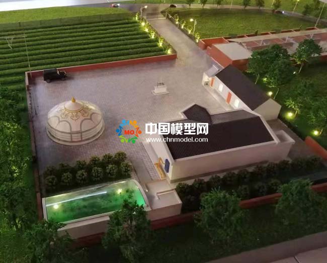 牧民生活沙盤模型，蒙古包模型