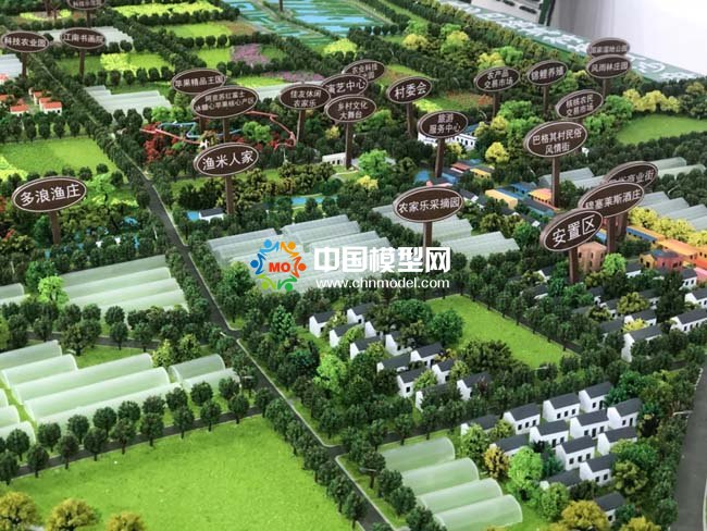 村鎮(zhèn)規(guī)劃沙盤(pán)模型