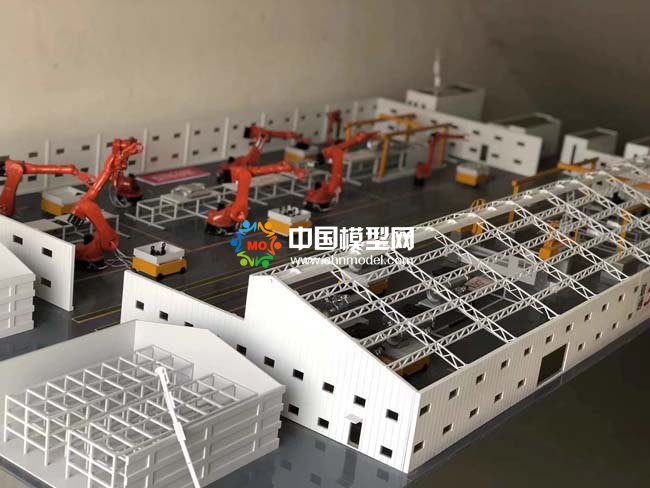 聯(lián)通5G機(jī)器人智慧工廠沙盤模型