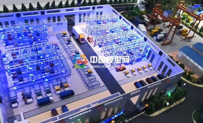 智慧倉儲(chǔ)沙盤模型