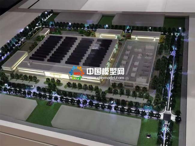 企業(yè)屋頂光伏屋頂發(fā)電沙盤模型