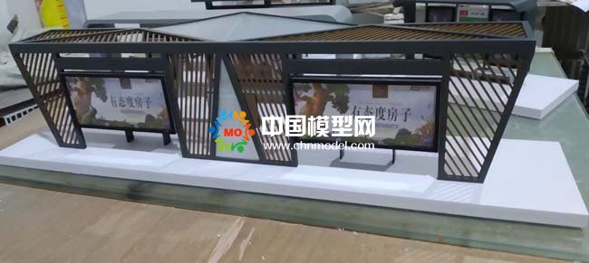公交站臺模型