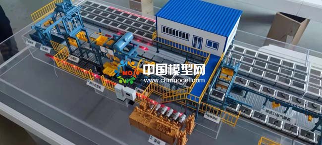機(jī)械生產(chǎn)線沙盤(pán)模型