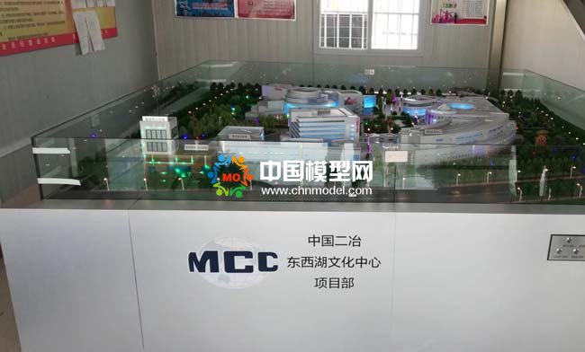 東西湖文化中心沙盤模型