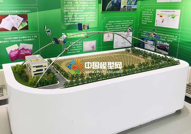 農(nóng)業(yè)衛(wèi)星遙感監(jiān)測(cè)沙盤模型