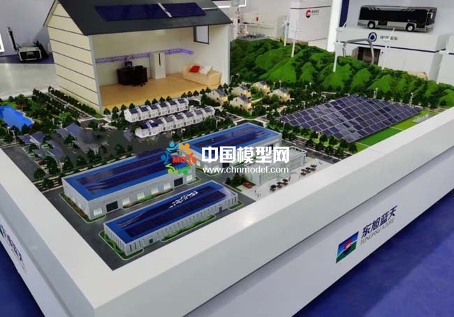 光伏電站智能運(yùn)維管理平臺(tái)沙盤(pán)模型