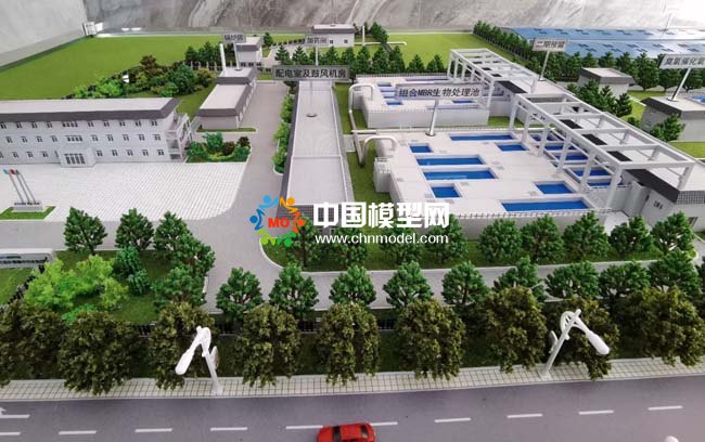 集中污水處理廠沙盤(pán)模型