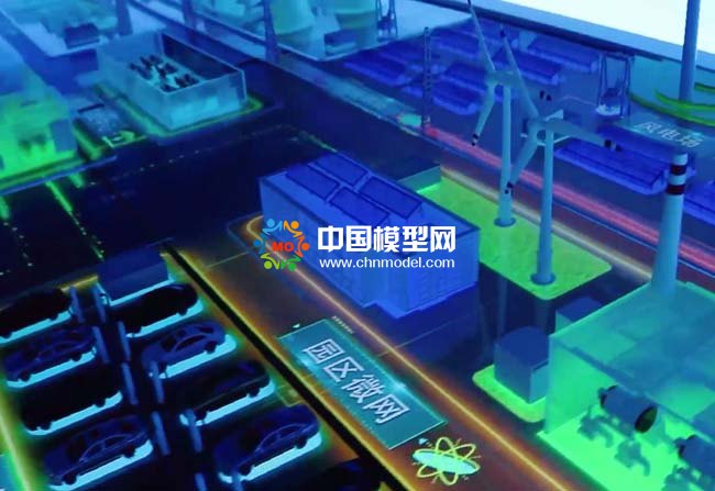 虛擬電廠(chǎng)協(xié)同運(yùn)控平臺(tái)沙盤(pán)模型