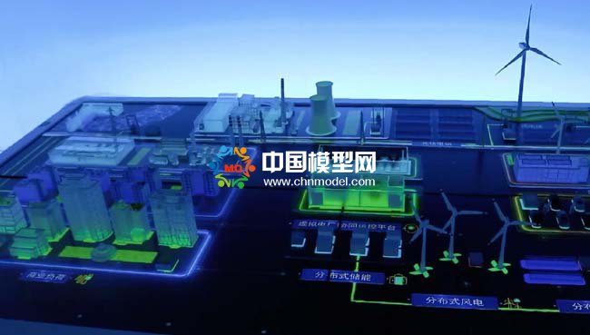 虛擬電廠(chǎng)協(xié)同運(yùn)控平臺(tái)沙盤(pán)模型