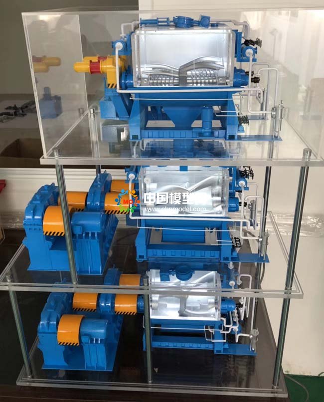 高效預(yù)熱混捏冷卻系統(tǒng)模型