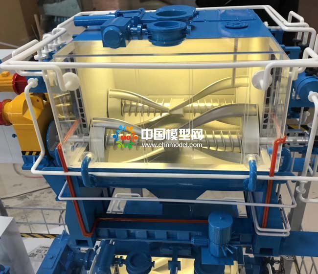 高效預(yù)熱混捏冷卻系統(tǒng)模型