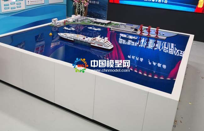 港口碼頭沙盤模型