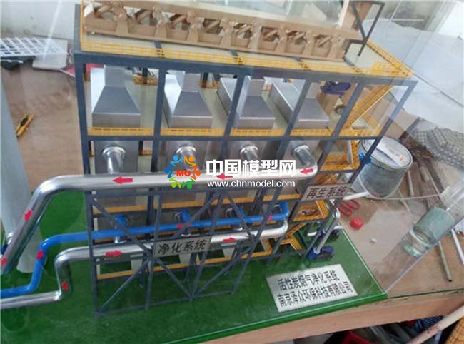 活性炭煙氣凈化系統(tǒng)沙盤模型