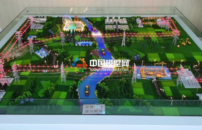 火力發(fā)電廠電網(wǎng)輸變電沙盤(pán)模型